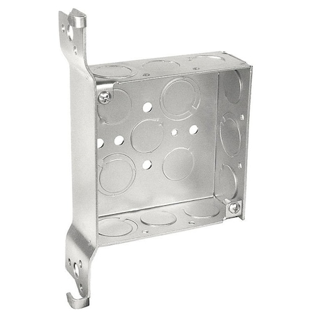 Southwire Electrical Box, 21 cu in, Square Box Type, 4 Gangs, Steel, Square Shape 52151-SWB